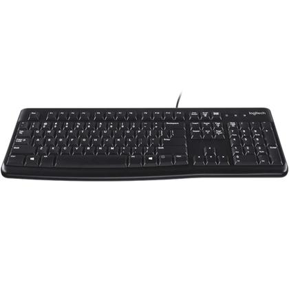 Imagem de Teclado Com Cabo Usb 1,8m Logitech K120 Preto Alta Qualidade