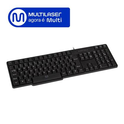 Imagem de Teclado Com Fio Conforto USB Cabo de 130cm Multi TC213