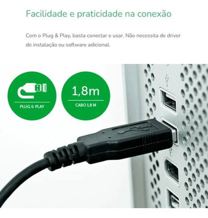 Imagem de Teclado com Fio Intelbrás USB-A TCI 10 - Preto