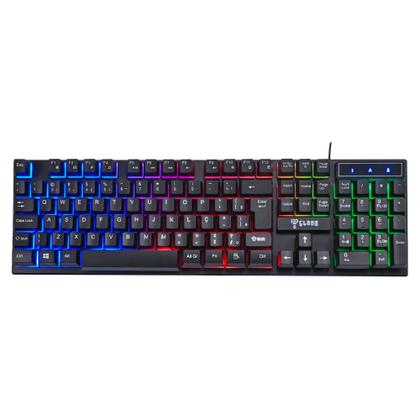 Imagem de Teclado com fio jungle cl-tj8313 preto membrana 1,5m clanm