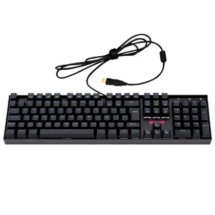 Imagem de Teclado Com Fio Mecânico Redragon Mitra K551, RGB, Switch Marrom, ABNT2 K551RGB1 PTBROWN