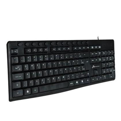 Imagem de Teclado com fio mn8260 preto 1,5m monocron
