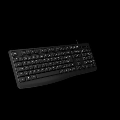 Imagem de Teclado Com Fio Usb Escritorio Abnt Ç Aoc Kb120 Lançamento