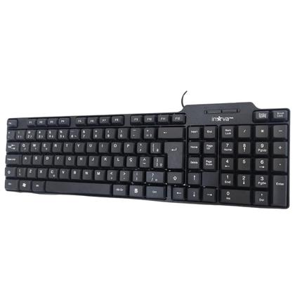 Imagem de Teclado com Fio USB Inova Layout ABNT2 104 Teclas Macio Silêncioso para PC Computador e Notebook