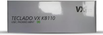 Imagem de Teclado Com Fio Usb Layout Abnt2 Cor Preto Português Vxpro Idioma Português Brasil