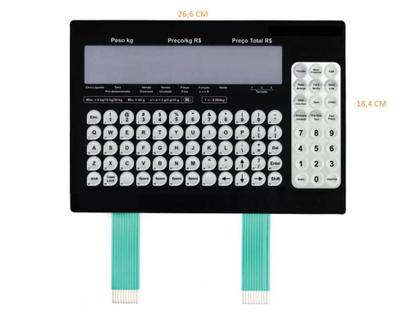 Imagem de Teclado compativel balança toledo prix 5 e 6 - 30kg - preta