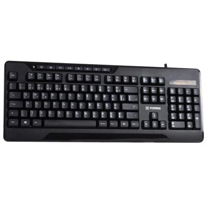 Imagem de Teclado Comutador Multimídia Plug And Play Fortrek Preto