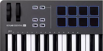 Teclado Controlador Arturia Keylab Essential 61 Mk3 Original Preto