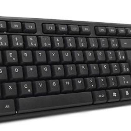 Imagem de Teclado Duex dx KB200, USB 2.0, Layout ABNT2, Preto