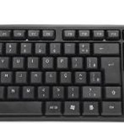 Imagem de Teclado Duex dx KB200, USB 2.0, Layout ABNT2, Preto