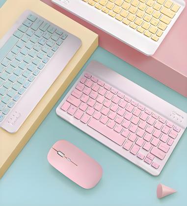 Imagem de Teclado E Mouse Bluetooth compatível com Tablet Multilaser M10