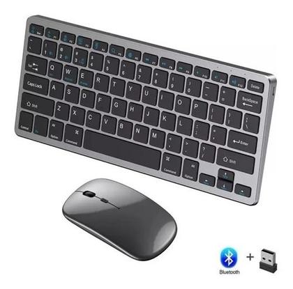 Imagem de Teclado E Mouse Bluetooth E Wireless Weibo Wb-8077