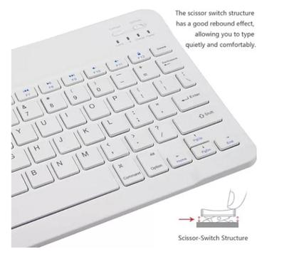 Imagem de Teclado E Mouse Bluetooth Para Tablet Pritom M10 10.1 Polegadas