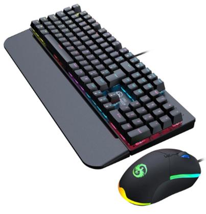 Imagem de Teclado e Mouse Gamer Mecânico Abnt2 Gamer Rgb Switch Blue