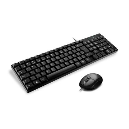 Imagem de Teclado e Mouse Multi CF50, USB, 1200DPI, ABNT2, Preto - TC309   