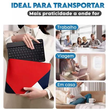 Imagem de Teclado E Mouse Para Tablets Com Conexão Bluetooth