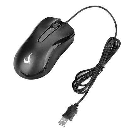 Imagem de Teclado e Mouse Rise Mode Office OF 02, USB, ABNT2, Preto - RM-TM-02-FB