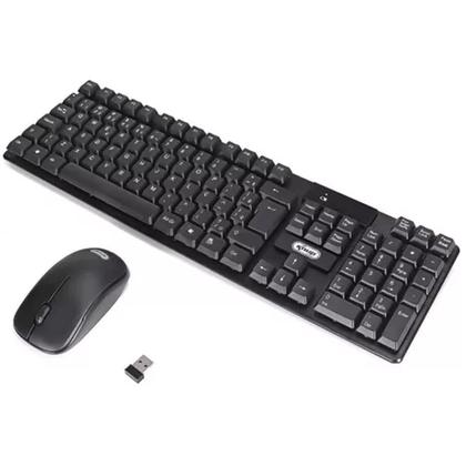 Teclado e Mouse sem FIo 2,4GHz Knup KP-2063 - Kit Teclado e Mouse