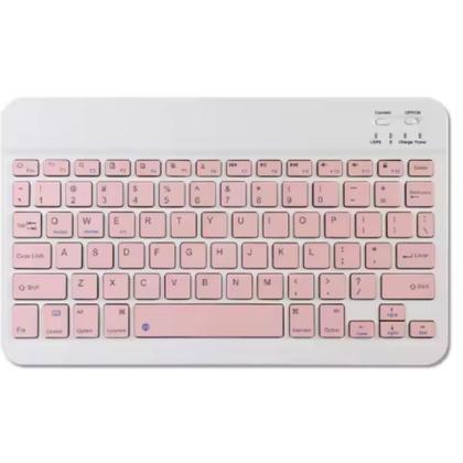 Imagem de Teclado e Mouse Sem Fio Bluetooth Recarregável Branco