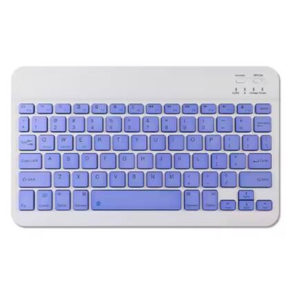 Imagem de Teclado e Mouse Sem Fio Bluetooth Recarregável Rosa