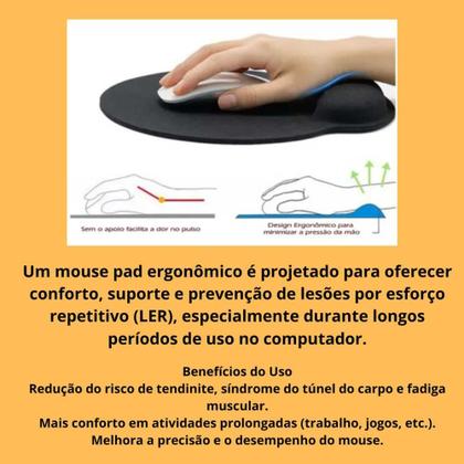 Imagem de Teclado e Mouse sem Fio Premium Wireless Teclas Silenciosa + Mouse Pad Combo Completo