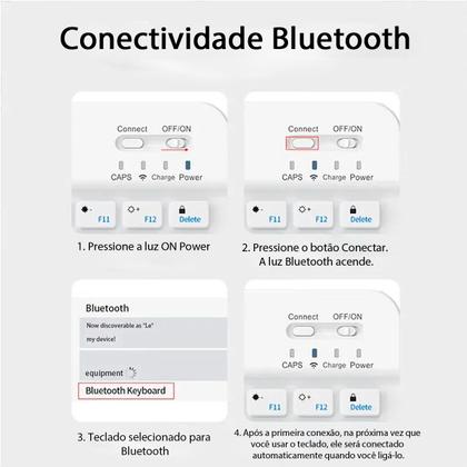 Imagem de Teclado E Mouse Tablet S6 Lite 10.4 P619 P615 Sem Fio Slim