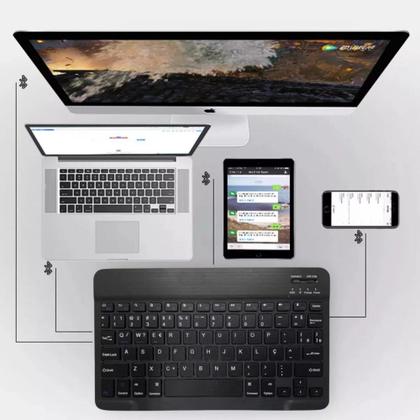 Imagem de Teclado E Mouse Ultra Fino Portátil Bluetooth Tx2382-xf