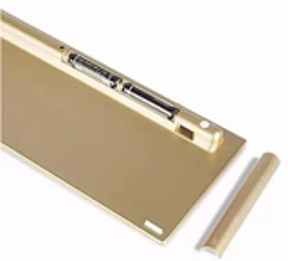 Imagem de Teclado E Mouse Wireless Hk-3910 Dourado Sem Fio Ultrafino