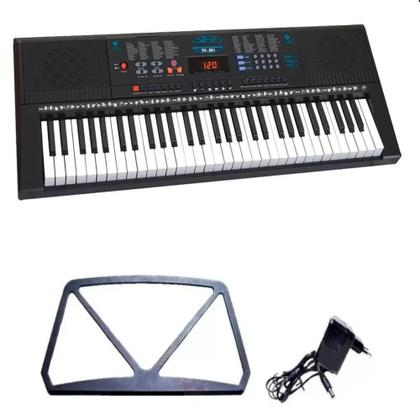 Imagem de Teclado Estudante Spring TC-261 com 61 Teclas Preto