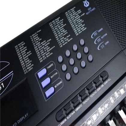 Imagem de Teclado Estudante Spring TC-261 com 61 Teclas Preto