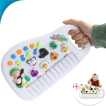 Imagem de Teclado Fazendinha Infantil Brinquedo Criativo Brinquedo Para Menina Pronto Estoque