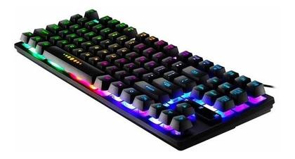 Imagem de Teclado Gamer Aoas M-880 Qwerty Inglês Us Cor Preto Com Luz Rgb