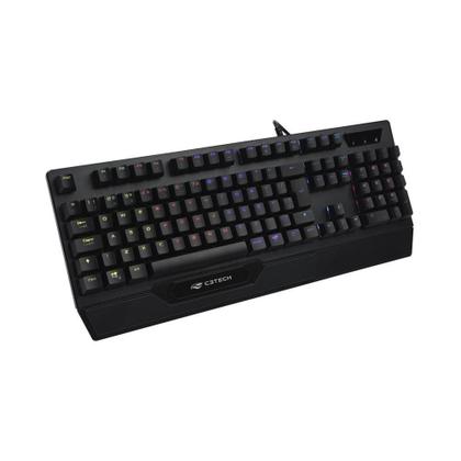 Imagem de Teclado gamer c3tech kgm-1200bk mecânico, usb, led
