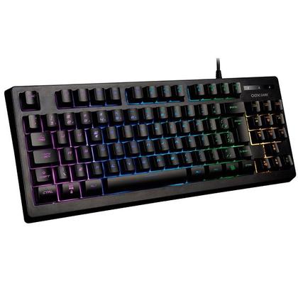 Imagem de Teclado Gamer COBBY TC206 ABNT2 Sensacao Mecanica LED Rainbow OEX