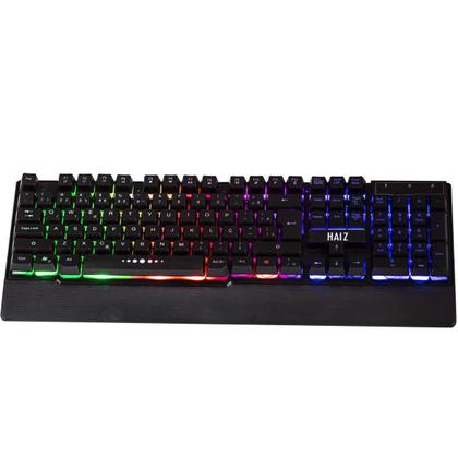 Imagem de Teclado Gamer Led Rgb Tecla Ghost Luminoso Neon Usb Hz-100