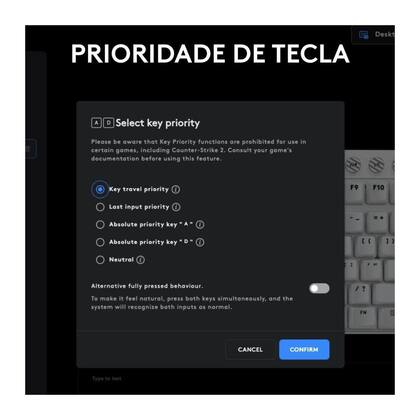 Imagem de Teclado Gamer Logitech G PRO X TKL RAPID, Switches Magnético-analógicos, Modo Rapid Trigger, Layout US, Preto - 920-013131