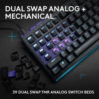 Imagem de Teclado Gamer Logitech G512 X 98 Dual SWAP HotSwappable com Fio