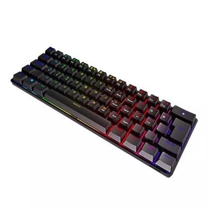 Imagem de Teclado Gamer Mecanico 60% Zot - Switch Outemu Brown Hotswap - Led Rgb - Pcyes