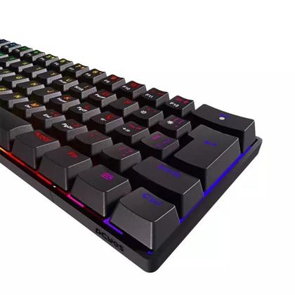 Imagem de Teclado Gamer Mecanico 60% Zot - Switch Outemu Brown Hotswap - Led Rgb - Pcyes