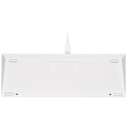 Imagem de Teclado Gamer Mecânico CORSAIR K65 RGB MINI 8000hz, LED RGB, 60%, Teclas CHERRY MX SPEED, USB 3.0, Branco - CH-9194114-NA