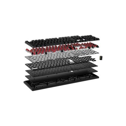 Imagem de Teclado Gamer Mecânico Corsair K70 Core RGB, Teclas lineares Vermelho, USB 3.0, Preto - CH-910971E-NA