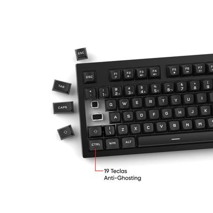 Imagem de Teclado Gamer Mecânico GT Gamer Astra USB com Anti-Ghosting