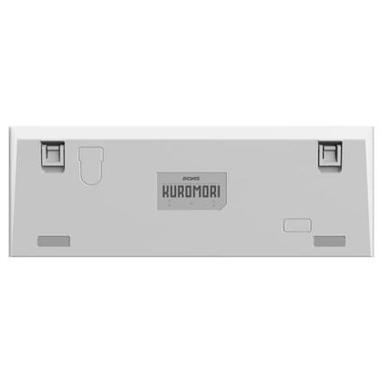Imagem de Teclado Gamer Mecânico Kuromori 60% White Ghost Outemu Red ABNT2 Iluminação Rainbow PCYES