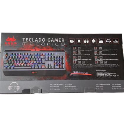 Imagem de Teclado Gamer Mecanico Switch Blue Knup Kp-Tm005 Chroma