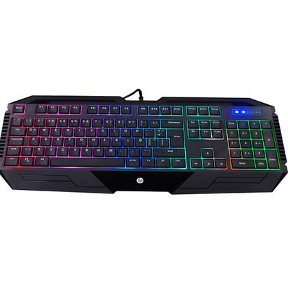 Imagem de Teclado Gamer Membrana LED USB K110 HP