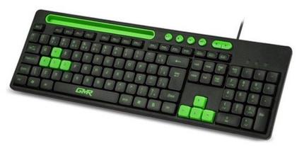 Imagem de Teclado gamer multilaser preto/verde - c/ suporte p/ smartphones