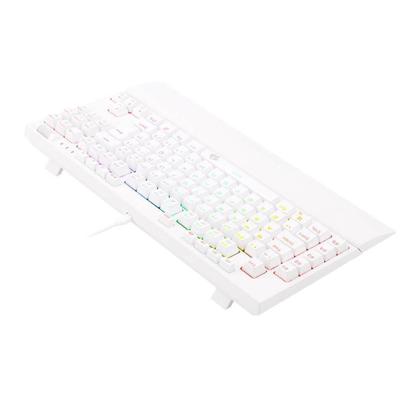 Imagem de Teclado Gamer Óptico Redragon Broadsword Pro Branco K588W