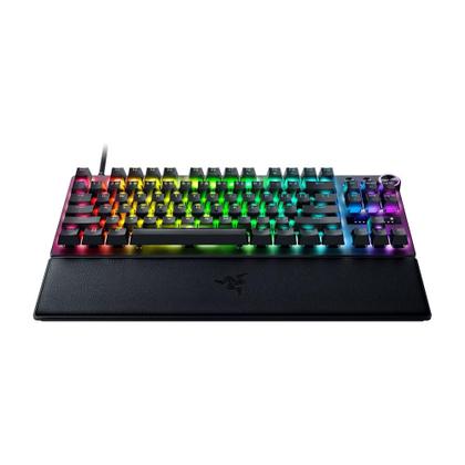 Imagem de Teclado Gamer Razer Huntsman V3 Pro Tenkeyless, Chroma RGB, Switch óptico, Anti-Ghosting, US, Preto - RZ0304980200
