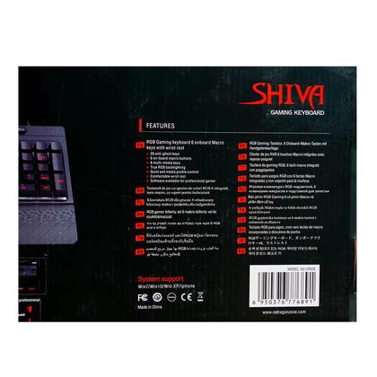 Imagem de Teclado Gamer Redragon Shiva K512RGB / RGB / Membrana / Usa - Preto