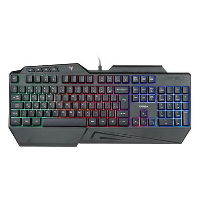Imagem de Teclado Gamer Rgb Com Teclas Antighosting Conexão USB Apoio Para Smartphone Abnt2 Teclas Multimidia